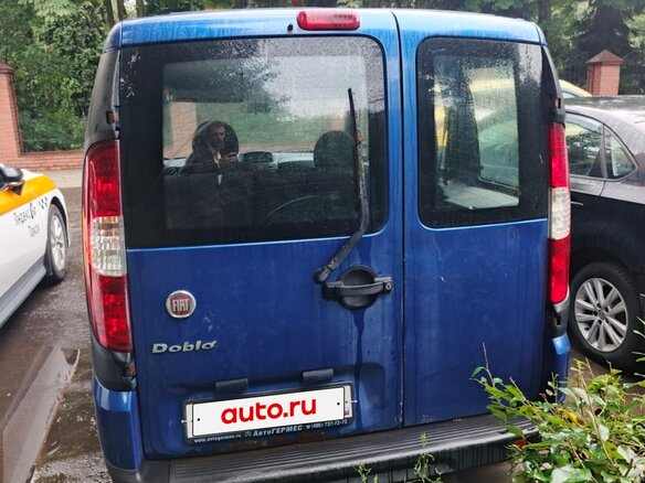 2011 Fiat Doblo I Рестайлинг, синий, 450000 рублей - вид 4