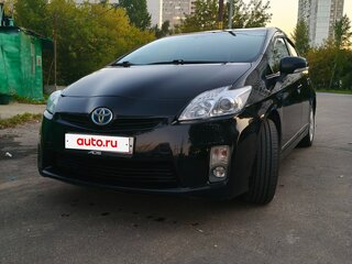 2009 Toyota Prius III (XW30), чёрный, 850000 рублей, вид 1
