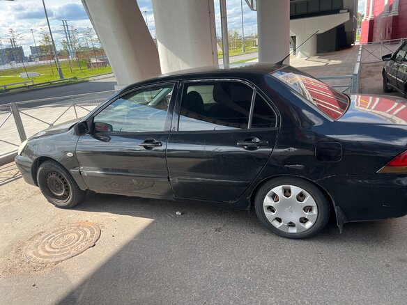 2006 Mitsubishi Lancer IX Рестайлинг, чёрный, 160000 рублей - вид 2
