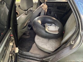 2008 Lada (ВАЗ) Kalina I, серый, 110000 рублей, вид 5
