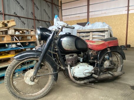 1966 Jawa 350/360, красный, 160000 рублей, вид 1