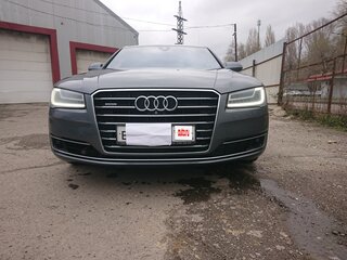 2014 Audi A8 Long III (D4) Рестайлинг, серый, 2500000 рублей, вид 2