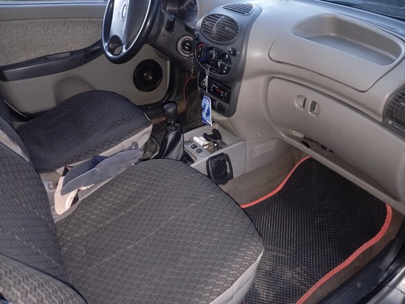 2007 Lada (ВАЗ) Kalina I, бежевый, 125000 рублей - вид 6