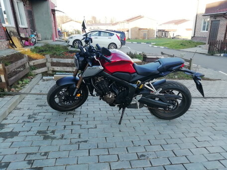2020 Honda CB 650R, пурпурный, 750000 рублей, вид 3