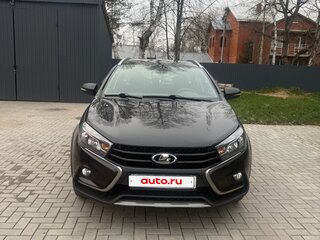 2017 Lada (ВАЗ) Vesta SW Cross I, чёрный, 880000 рублей, вид 3