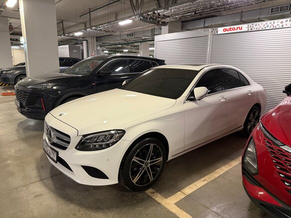 2020 Mercedes-Benz C-Класс 220 d IV (W205) Рестайлинг, белый - вид 2