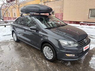2018 Volkswagen Polo V Рестайлинг, серый, 1100000 рублей, вид 4