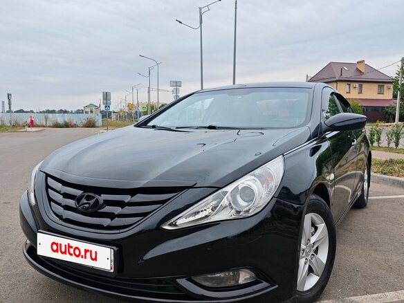 2011 Hyundai Sonata VI (YF), чёрный, 1100000 рублей