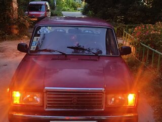 2006 Lada (ВАЗ) 2107, красный, 90000 рублей, вид 2