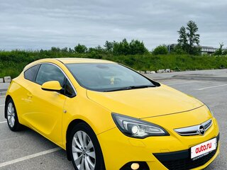 2012 Opel Astra GTC J Рестайлинг, жёлтый, 820000 рублей, вид 3