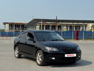 2007 Mazda 3 I (BK) Рестайлинг, чёрный, 649000 рублей, вид 3