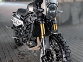 2024 Benelli Leoncino 800 Trail, серый, 600000 рублей, вид 2