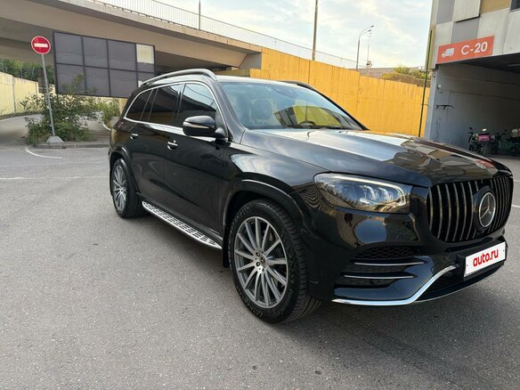 2019 Mercedes-Benz GLS 400 d II (X167), чёрный - вид 2