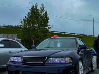 1998 Toyota Mark II VIII (X100), синий, 1200000 рублей, вид 1