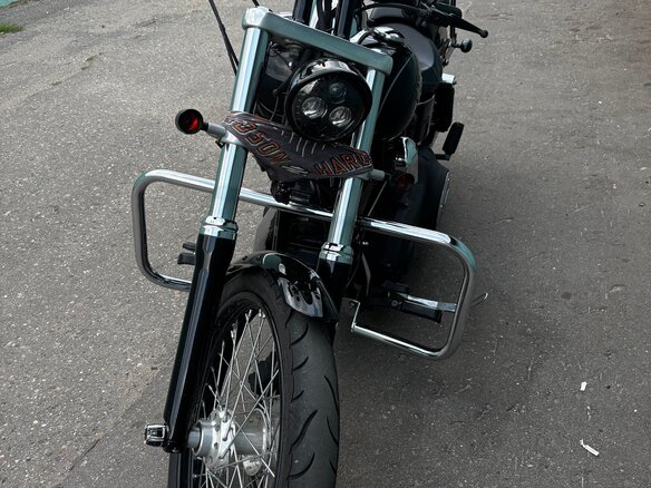 2011 Harley-Davidson Dyna Wide Glide, чёрный, 960000 рублей - вид 1