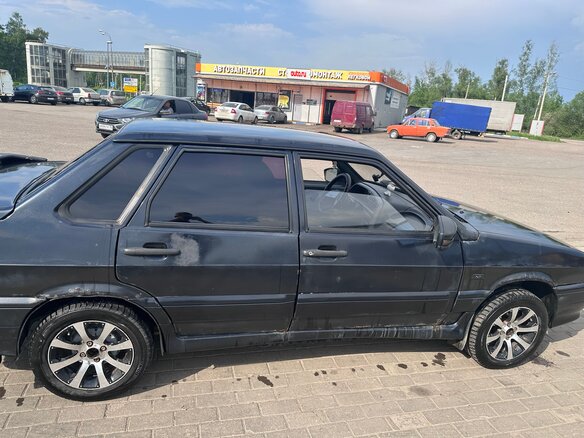 2007 Lada (ВАЗ) 2115, чёрный, 95000 рублей - вид 2