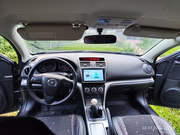 2010 Mazda 6 II (GH) Рестайлинг, серый, 630000 рублей - вид 8