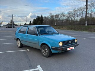 1986 Volkswagen Golf II, голубой, 210000 рублей, вид 2