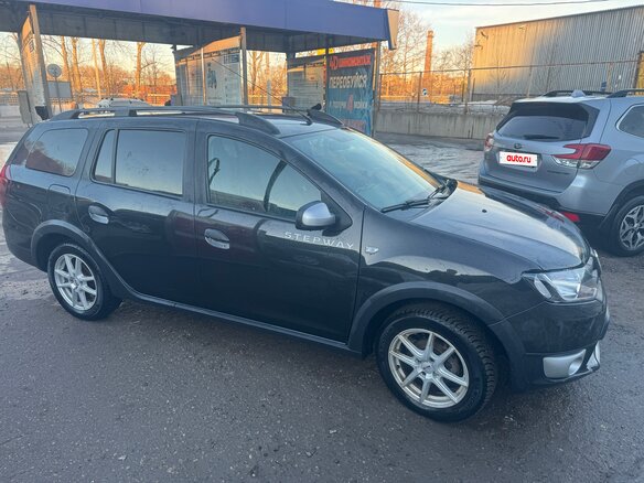 2018 Dacia Logan II Рестайлинг, чёрный - вид 1