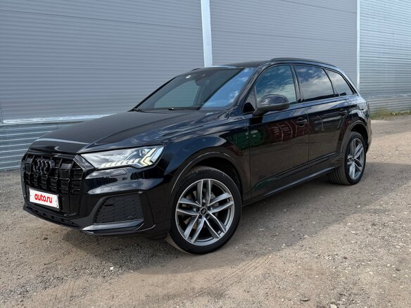 2020 Audi Q7 45 TDI II (4M) Рестайлинг, чёрный, 5900000 рублей
