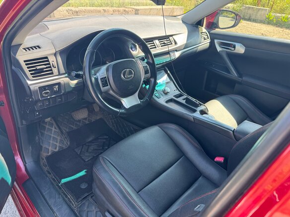 2011 Lexus CT 200h I, красный, 1700000 рублей - вид 6