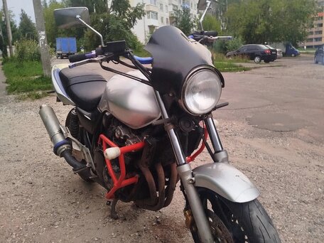 2002 Honda CB 400 Super Four, серебристый, 250000 рублей, вид 1
