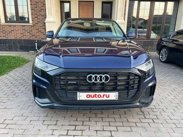 2019 Audi Q8 55 TFSI I (4M), синий - вид 1