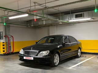 2004 Mercedes-Benz S-Класс AMG 55 AMG Long I (W220) Рестайлинг, чёрный, 1950000 рублей, вид 1