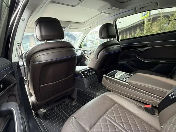 2023 Audi A8 Long 50 TFSI IV (D5) Рестайлинг, чёрный - вид 6