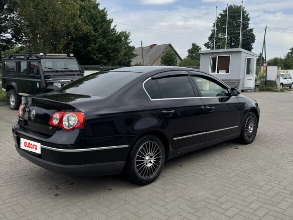 2007 Volkswagen Passat B6, чёрный, 535000 рублей - вид 4