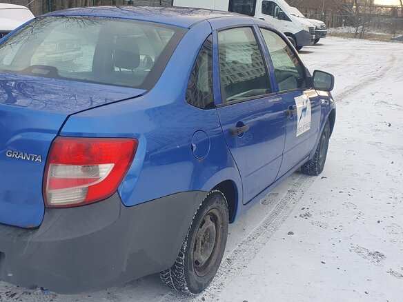 2017 Lada (ВАЗ) Granta I, синий, 230000 рублей - вид 5