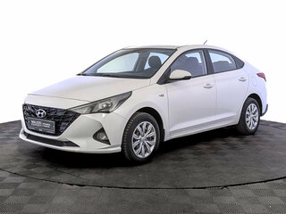 2021 Hyundai Solaris II Рестайлинг, белый, 1220000 рублей, вид 1