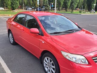 2008 Toyota Corolla AMT X (E140, E150), красный, 950000 рублей, вид 3