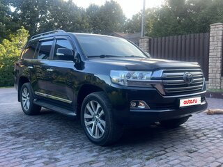 2016 Toyota Land Cruiser 200 Series Рестайлинг 2, чёрный, 5700000 рублей, вид 2
