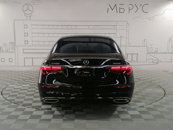 2024 Mercedes-Benz S-Класс 500 4MATIC VII (W223), чёрный - вид 7