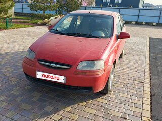 2004 Chevrolet Aveo I, красный, 295000 рублей, вид 1