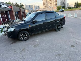 2013 Lada (ВАЗ) Granta I, чёрный, 230000 рублей, вид 4