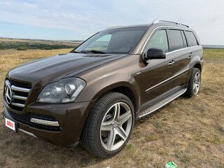 2012 Mercedes-Benz GL-Класс 350 I (X164) Рестайлинг, коричневый, 2350000 рублей, вид 3