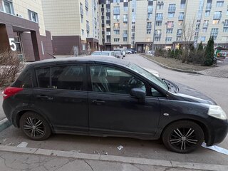 2009 Nissan Tiida I, чёрный, 455000 рублей, вид 3
