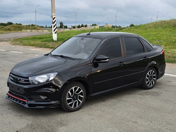 2023 Lada (ВАЗ) Granta Drive Active I Рестайлинг, чёрный, 1050000 рублей - вид 6