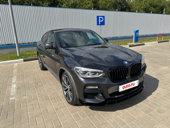 2019 BMW X4 25d II (G02), серый, 4150000 рублей - вид 2