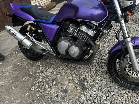 1994 Honda CB 400 Super Four, фиолетовый, 230000 рублей - вид 3