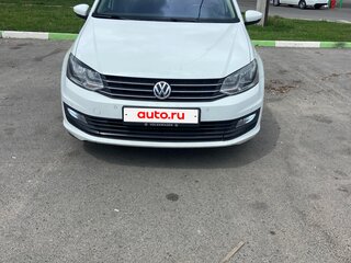 2019 Volkswagen Polo V Рестайлинг, белый, 1350000 рублей, вид 2