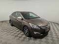 2014 Hyundai Solaris I Рестайлинг, коричневый, 849000 рублей - вид 2