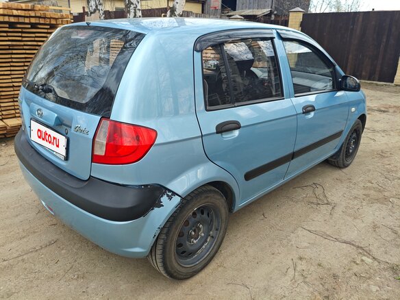 2008 Hyundai Getz I Рестайлинг, голубой, 340000 рублей - вид 4
