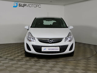 2012 Opel Corsa D Рестайлинг II, белый, 389990 рублей, вид 2