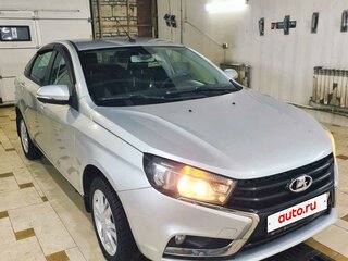 2017 Lada (ВАЗ) Vesta I, серебристый, 850000 рублей, вид 2