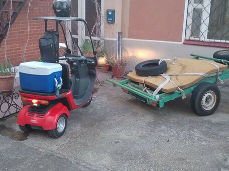2020 Honda Gyro, красный, 145000 рублей, вид 5