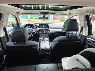 2018 BMW 5 серии 525d VII (G30/G31/G38), чёрный, 2669241 рублей, вид 5