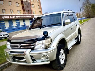 1999 Toyota Land Cruiser Prado 90 Series, серебристый, 1250000 рублей, вид 1